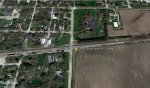 Sidney Il. Bryan St UP RR Crossing Aerial